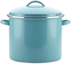 Enamel-on-Steel 16-Qt. Stockpot & Lid