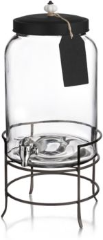 Franklin 3-Gallon Beverage Dispenser with Tag & Stand
