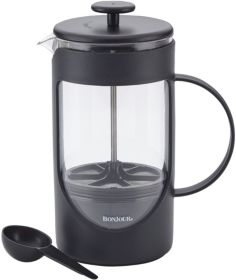 Coffee Unbreakable 40oz Plastic French Press with Lock and Toss Filter