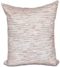 Marled Knit 16 Inch Taupe Decorative Coastal Throw Pillow