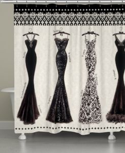 Couture Noir Shower Curtain Bedding