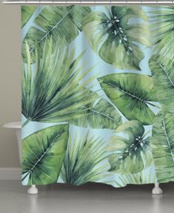 Tropical Palm Shower Curtain Bedding
