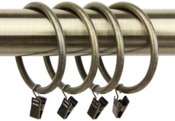 2-1/2 inch Curtain Rings w/ Clip (Set of 10)