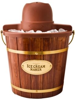ICMW400 4-Quart Wood Bucket Ice Cream Maker