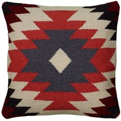 18" x 18" Large Central Motiff Accents Poly Filled Pillow