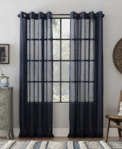 Textured Linen Blend 52" x 63" Curtain