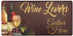Nicole Miller Cook N Comfort "Wine Lovers" Cushioned Anti-Fatigue Kitchen Mat