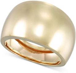 Polished Statement Ring in 14k Gold