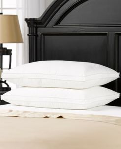 Overstuffed Plush Medium/Firm Density Gel Filled Side/Back Sleeper Pillow, 2-Pack - King