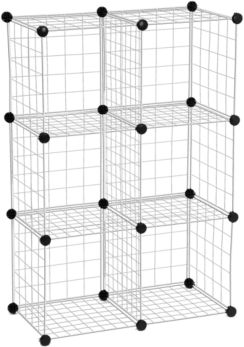 Modular Mesh Storage Cubes, 6 Pack