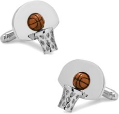 3D Basketball Hoop Cufflinks