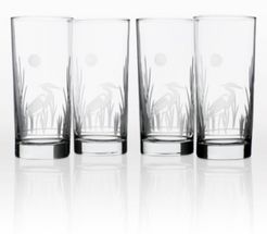 Heron Cooler Highball 15Oz - Set Of 4 Glasses