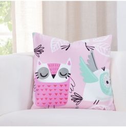 Night Owl 16" Designer Throw Pillow