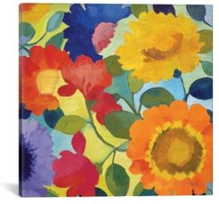 "Market Flowers Ii" By Kim Parker Gallery-Wrapped Canvas Print - 26" x 26" x 0.75"