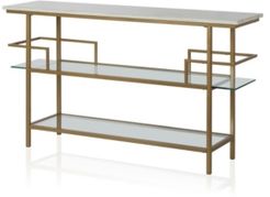 by Cosmopolitan Barlow Console Unit, Soft Brass