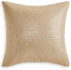 Metallic Stone 18" x 18" Decorative Pillow, Created for Macy's Bedding