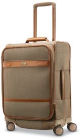 Herringbone Dlx Domestic Carry-On Expandable Spinner Suitcase