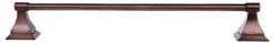 Arista Leonard Towel Bar Oil-Rubbed Bronze Finish Bedding