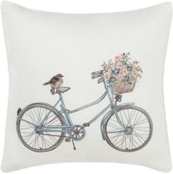Bicycle 20" Throw Pillow Bedding