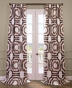 Mecca Printed Cotton 50" x 96" Curtain Panel