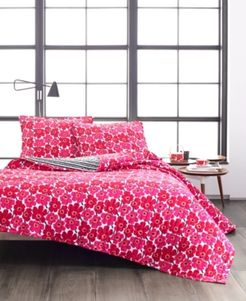 Mini Unikko Quilt Set, King Bedding