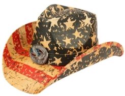 Angela & William American Flag Cowboy Hat