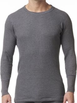 Waffle Knit Thermal Long Sleeve Shirt