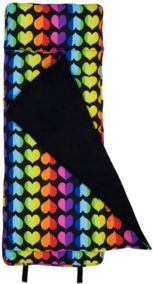 Wildkin's Rainbow Hearts Original Nap Mat Bedding