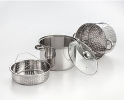 Cookpro 4 Piece Stainless Steel 8 Qt Multi-Cooker