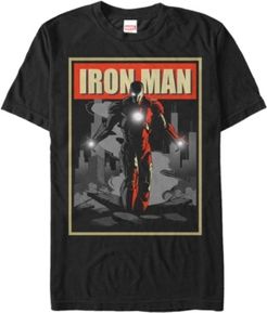 Comic Collection Vintage Iron Man Poster Short Sleeve T-Shirt