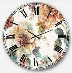Traditional Oversized Metal Wall Clock