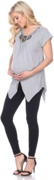 Maternity Myla Embellished Tunic Top