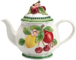 French Garden Figural Teapot