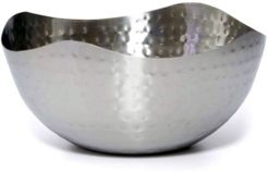 Hammered Stainless Steel Serving Bowl Multipurpose