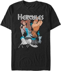 Disney Men's Hercules Group Shot Short Sleeve T-Shirt