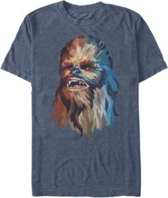 Classic Artsy Chewbacca Face Short Sleeve T-Shirt