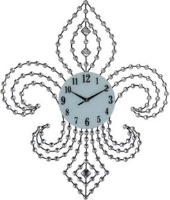 Fleur De Lis Wall Clock