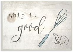 Whip It Good Whisk Wall Plaque Art, 12.5" x 18.5"