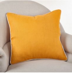 Classic Solid Design Throw Pillow, 20" x 20"