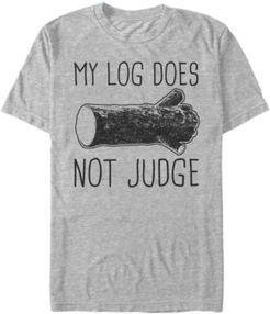 My Log Doesn't Judge Short Sleeve T-Shirt