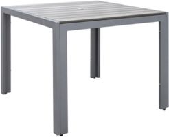 Distribution Gallant Sun Bleached Square Outdoor Dining Table