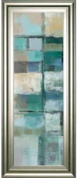 Island Hues Panel 1 by Silvia Vassileva Framed Print Wall Art - 18" x 42"