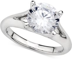 Gia Certified Diamond Solitaire Ring (3 ct. t.w.) in 14k White Gold