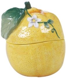 Citron 3-d Lemon Covered Bowl