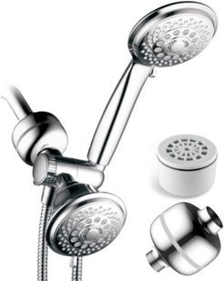 30-Setting Shower Head/Handheld Combo and 3-Stage Shower Filter Bedding