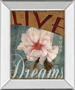 Live Your Dream by Kelly Donovan Mirror Framed Print Wall Art, 22" x 26"