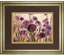 Pink and Purple Flowers by Silvia Vassileva Framed Print Wall Art, 34" x 40"