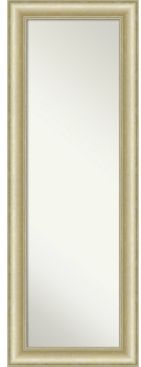 Textured Light Gold-tone on The Door Full Length Mirror, 19" x 53"