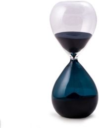 60 Minute Clear Glass Sand Timer with Sand