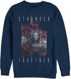 Avengers Endgame Stronger Together Panel Portraits, Crewneck Fleece